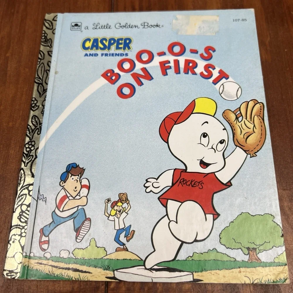 Vintage Little Golden Books Cartoon TV Character Lot Disney Tiny Toon Casper